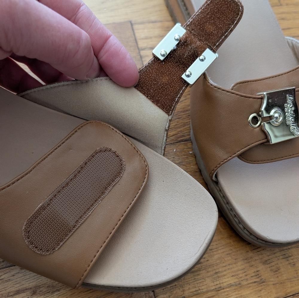 Dr. Scholl's Tan Flex Slide Sandals - Picture 4 of 6